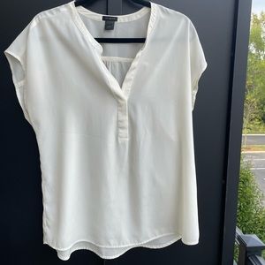 White Ann Taylor Blouse